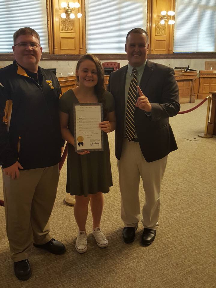 Isabelle Murray with Craig Hockenberry and Larry Herges